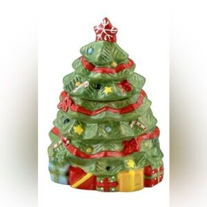 Vintage Gibson Christmas Tree Ceramic Stoneware Cookie Jar